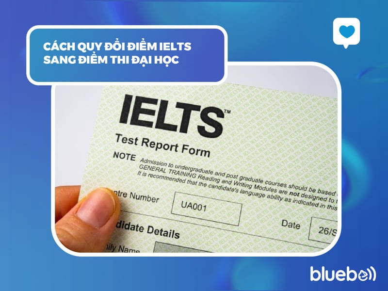 Cách quy đổi điểm IELTS sang điểm thi đại học 2024