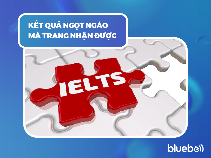 Kết quả 6.5 IELTS mà Trang nhận được