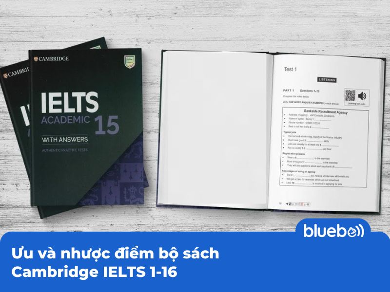 Ưu và nhược điểm bộ sách Cambridge IELTS 1-17