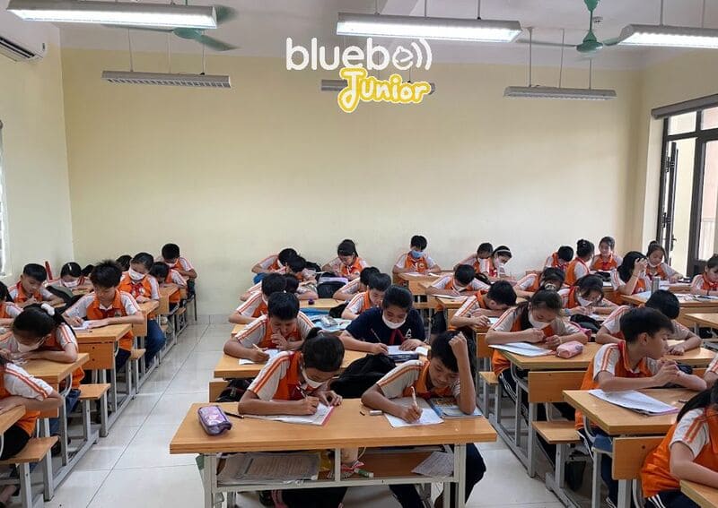 Kiểm tra trình độ tiếng Anh cho các em học sinh trường Tiểu học Ngọc Hòa