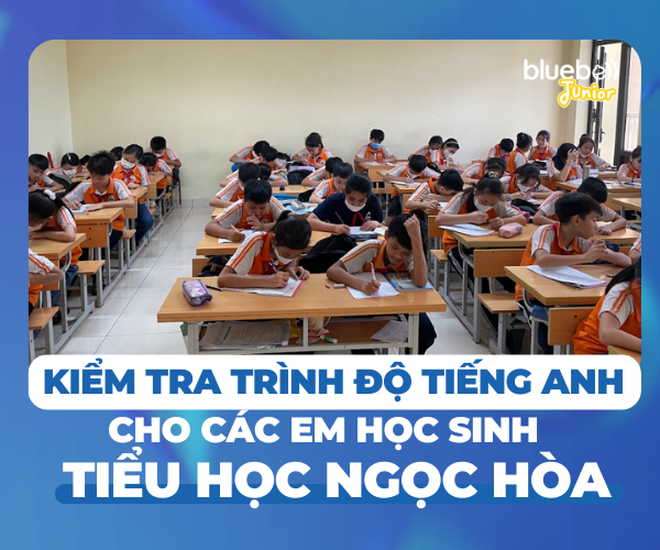 Kiểm tra trình độ tiếng Anh cho các em học sinh trường Tiểu học Ngọc Hòa