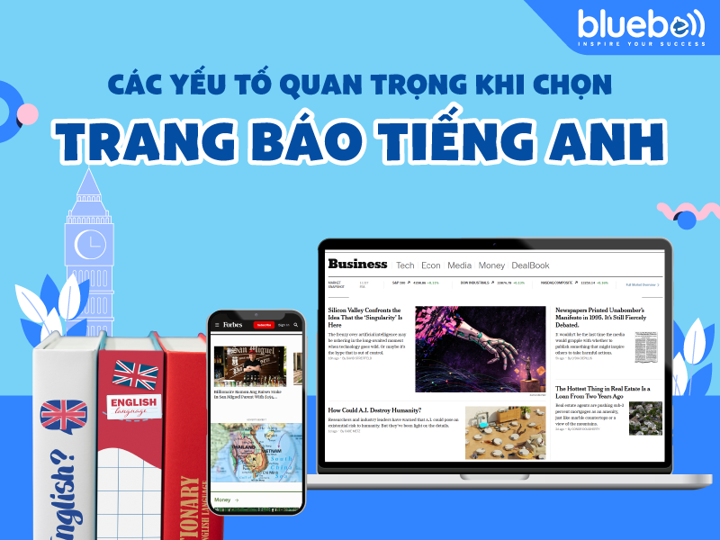 Các yếu tố quan trọng khi chọn trang báo tiếng Anh