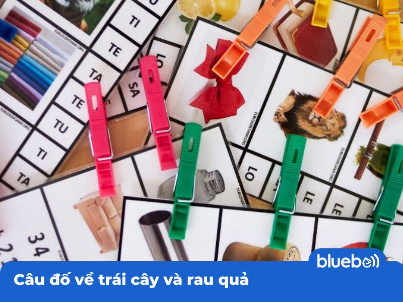 Câu đố cho trẻ về trái cây và rau quả
