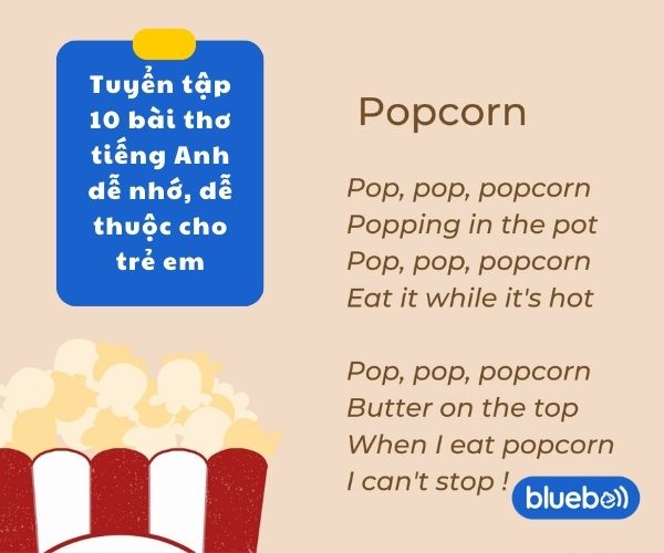 Tuyển tập 10 bài thơ tiếng Anh cho trẻ em dễ nhớ, dễ thuộc