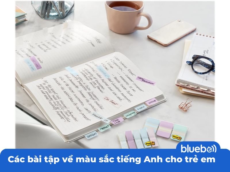 Các bài tập về màu sắc tiếng Anh cho trẻ em Các bài tập về màu sắc tiếng Anh cho trẻ em