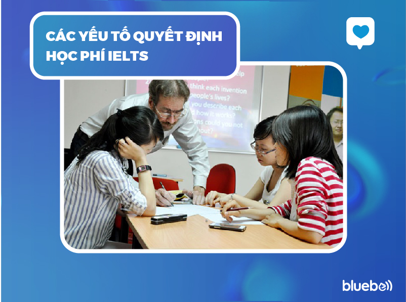 Các yếu tố quyết định học phí IELTS