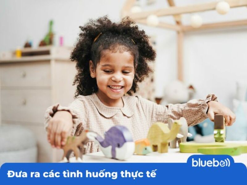 Đưa ra các tình huống thực tế cách tạo động lực học tiếng Anh cho trẻ Đưa ra các tình huống thực tế cách tạo động lực học tiếng Anh cho trẻ
