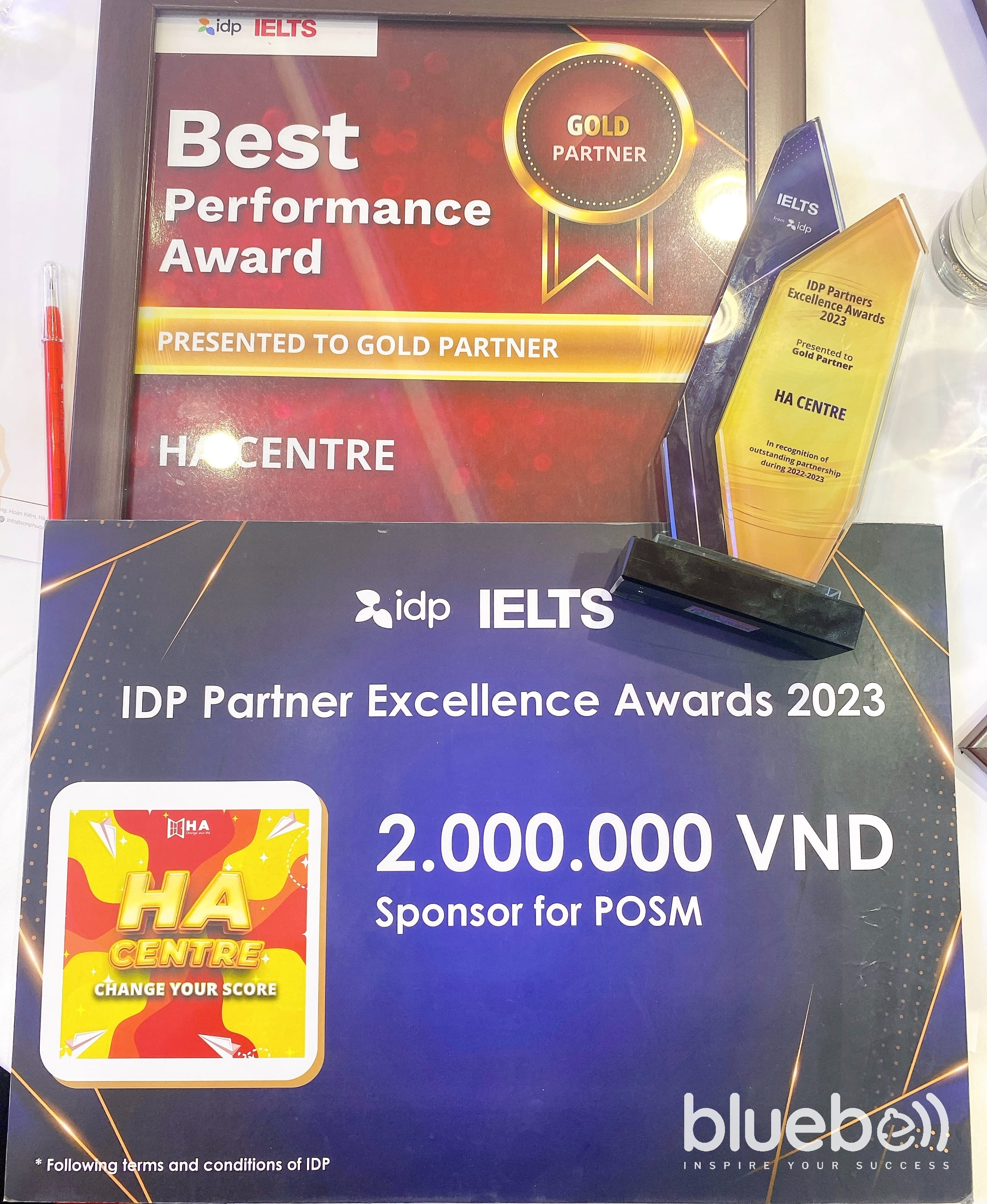 HA CENTRE Tự hào là đối tác vàng của IDP