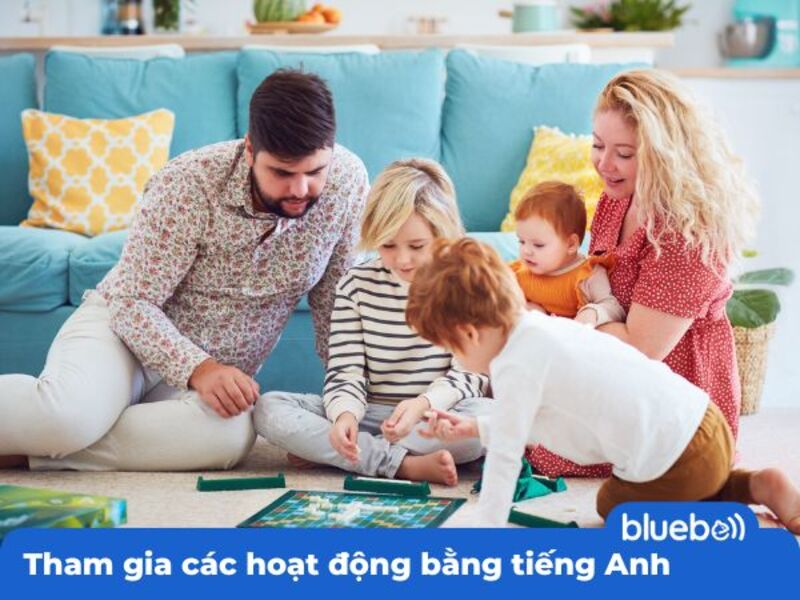 Tham gia các hoạt động bằng tiếng Anh cách tạo động lực học tiếng Anh cho trẻ Tham gia các hoạt động bằng tiếng Anh cách tạo động lực học tiếng Anh cho trẻ