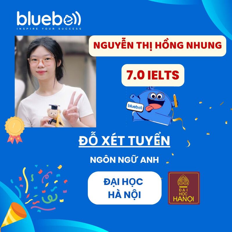 Nguyễn Thị Hồng Nhung - tân sinh viên ngành Ngôn ngữ Anh, Đại học Hà Nội.