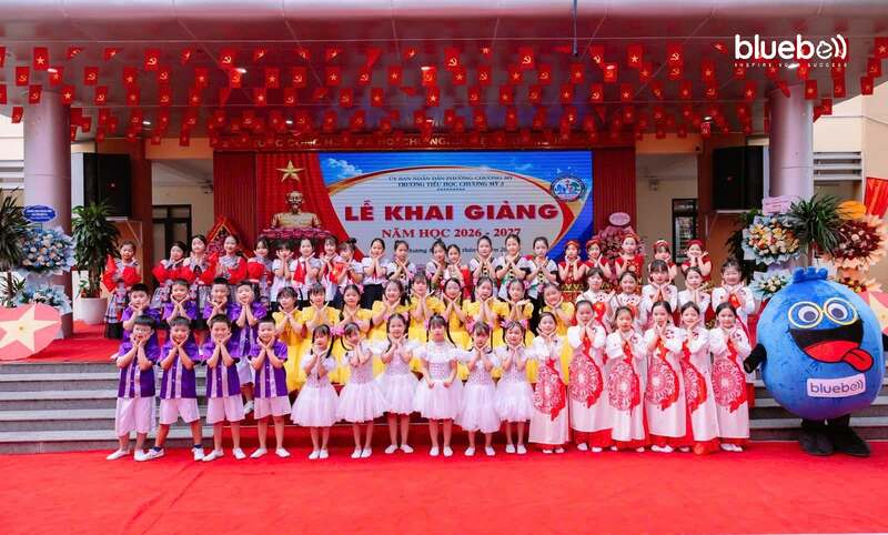 Bluebell rộn ràng cùng ngày hội khai trường tại trường tiểu học Chương Mỹ 3